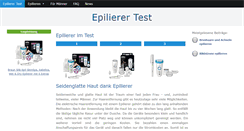 Desktop Screenshot of epilierertest.com