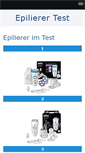 Mobile Screenshot of epilierertest.com